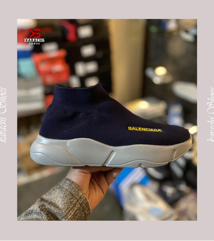 Balenciaga Speed Trainer (Blue) - Karachi Shoes