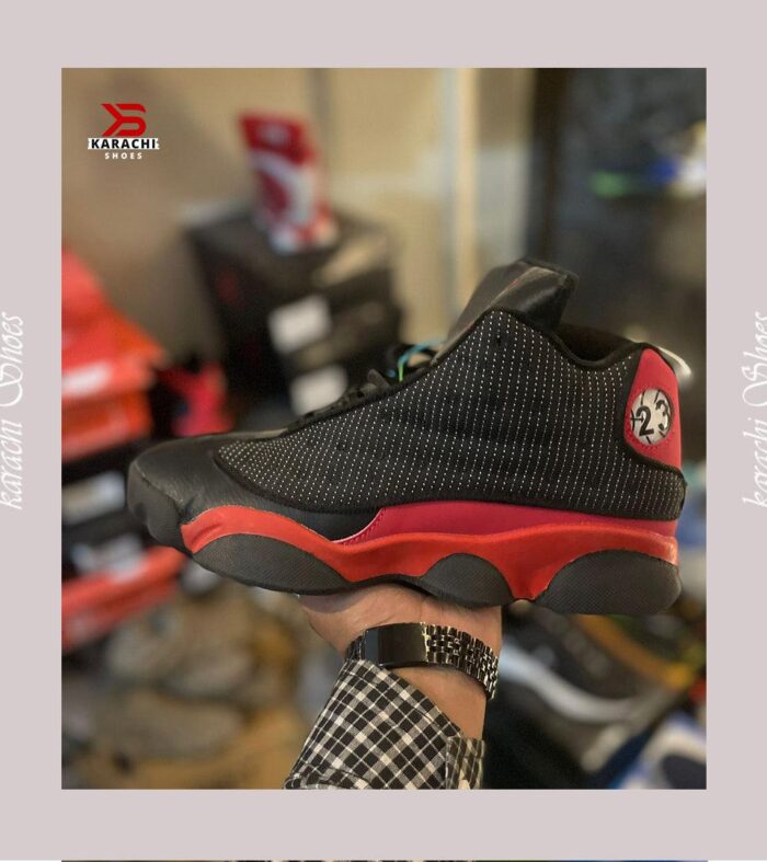 Air JDN 1 3 red and black Shoes - Karachi Shoes