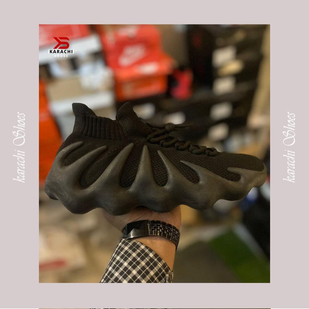 ADIIDAS YEEZEY 450 "TRIPLE BLACK" - Karachi Shoes