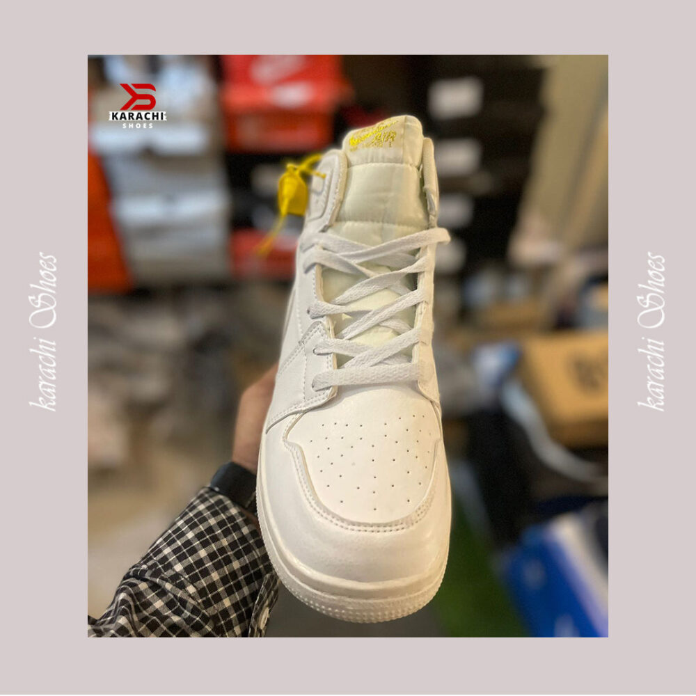 Aj-1s Hiightopps (-All White-) - Karachi Shoes