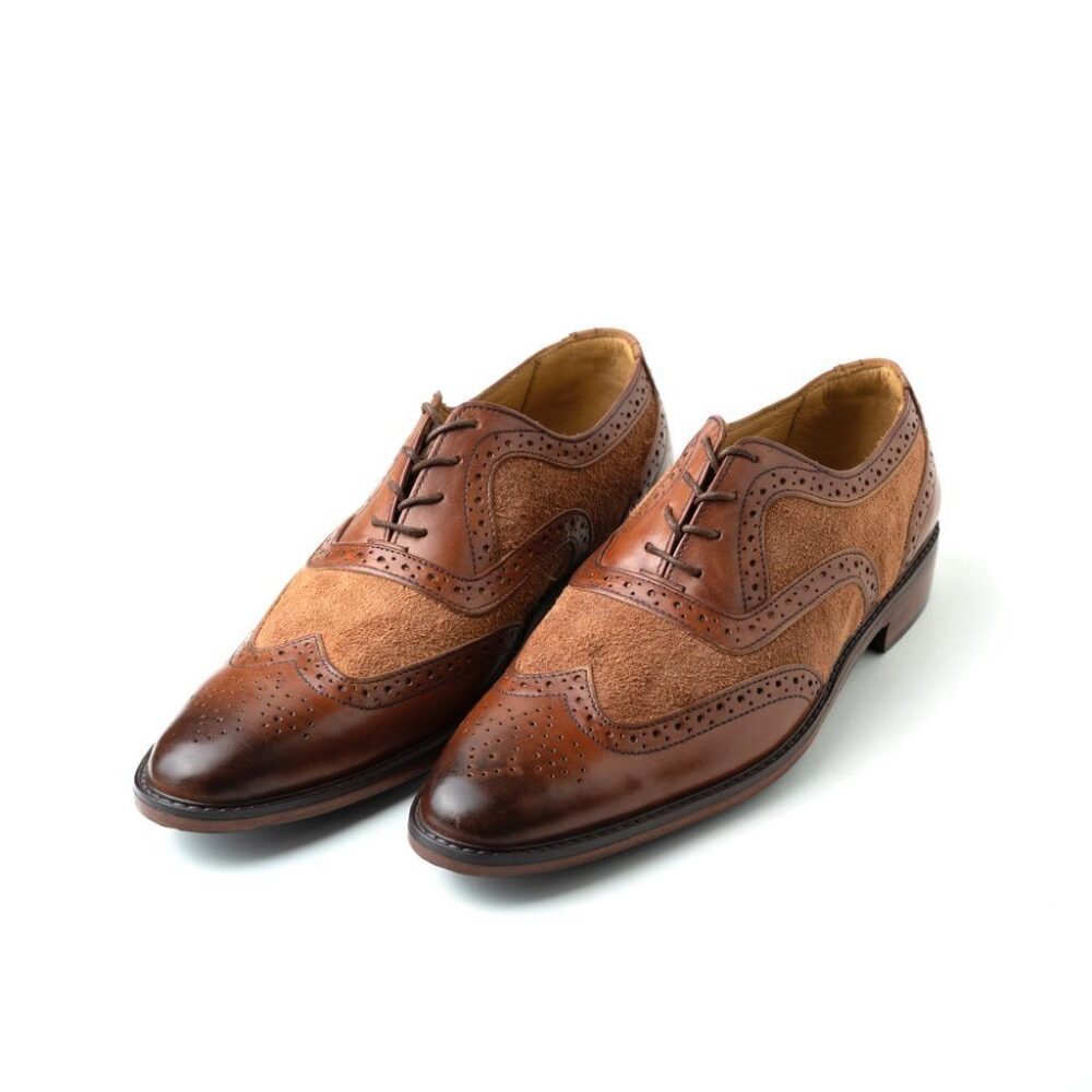 Brown Leather Office Shoes - Karachi Shoes