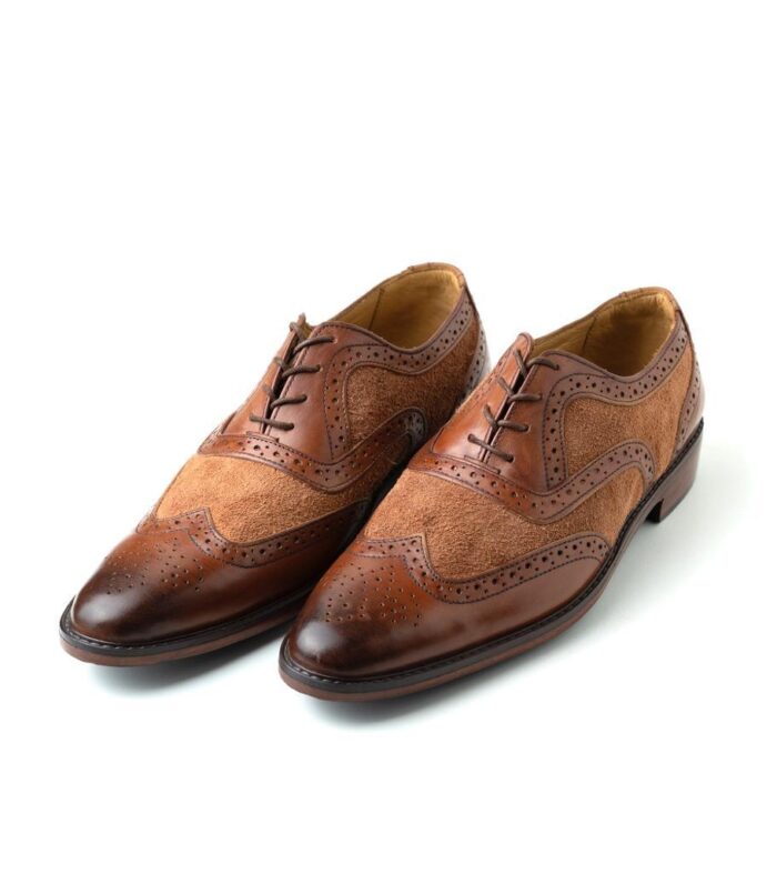 Brown Leather Office Shoes - Karachi Shoes