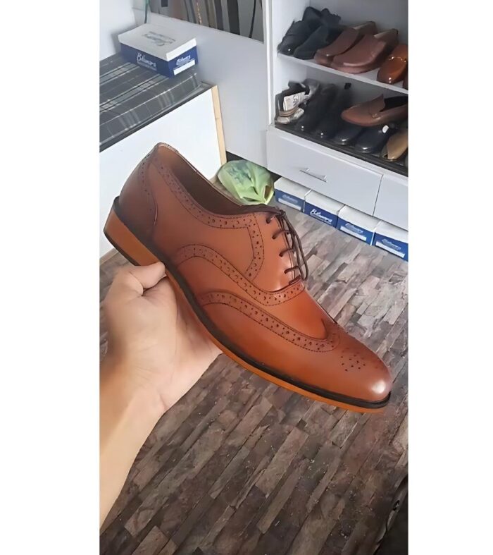 Brown Formal Shoes Pure Leather - Karachi Shoes