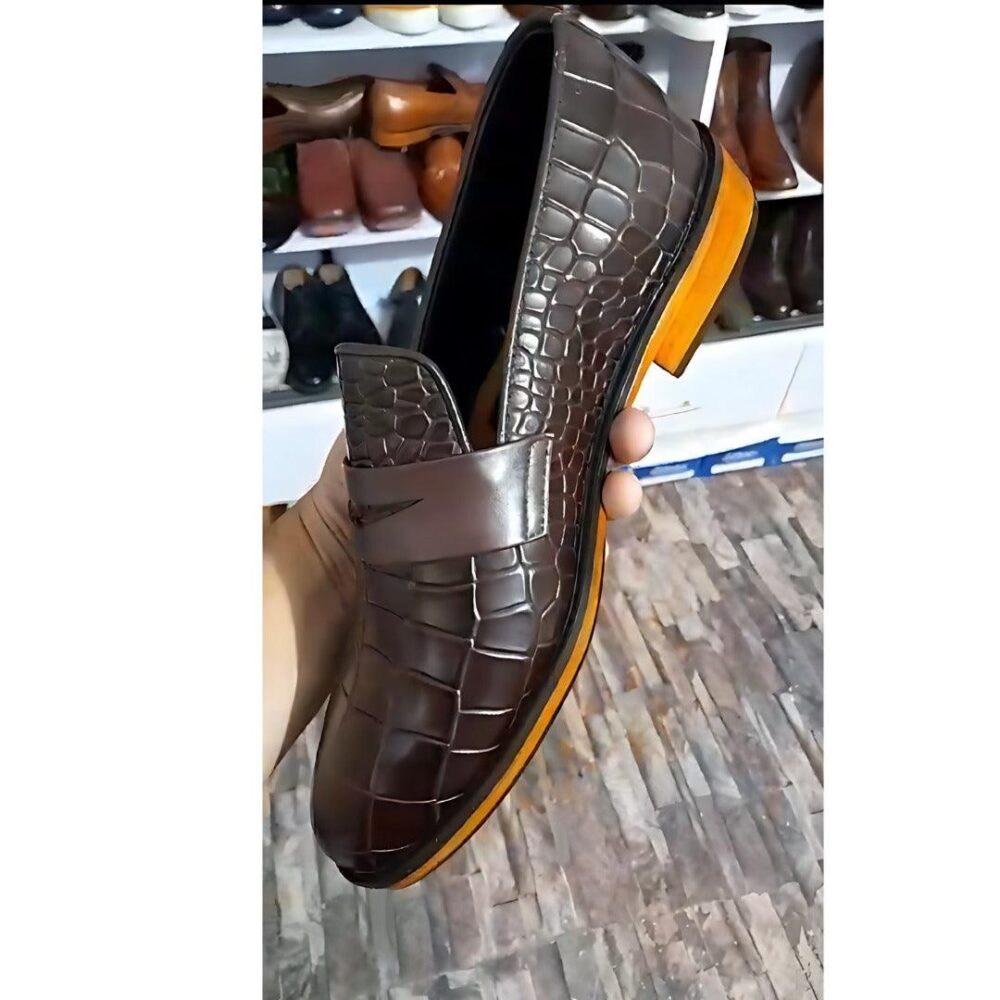 Brown Formal Shoes - Karachi Shoes