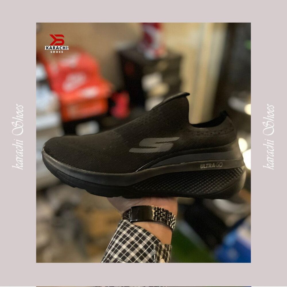 Skecherrs GoRun UltraGo “Dark Grey” - Karachi Shoes